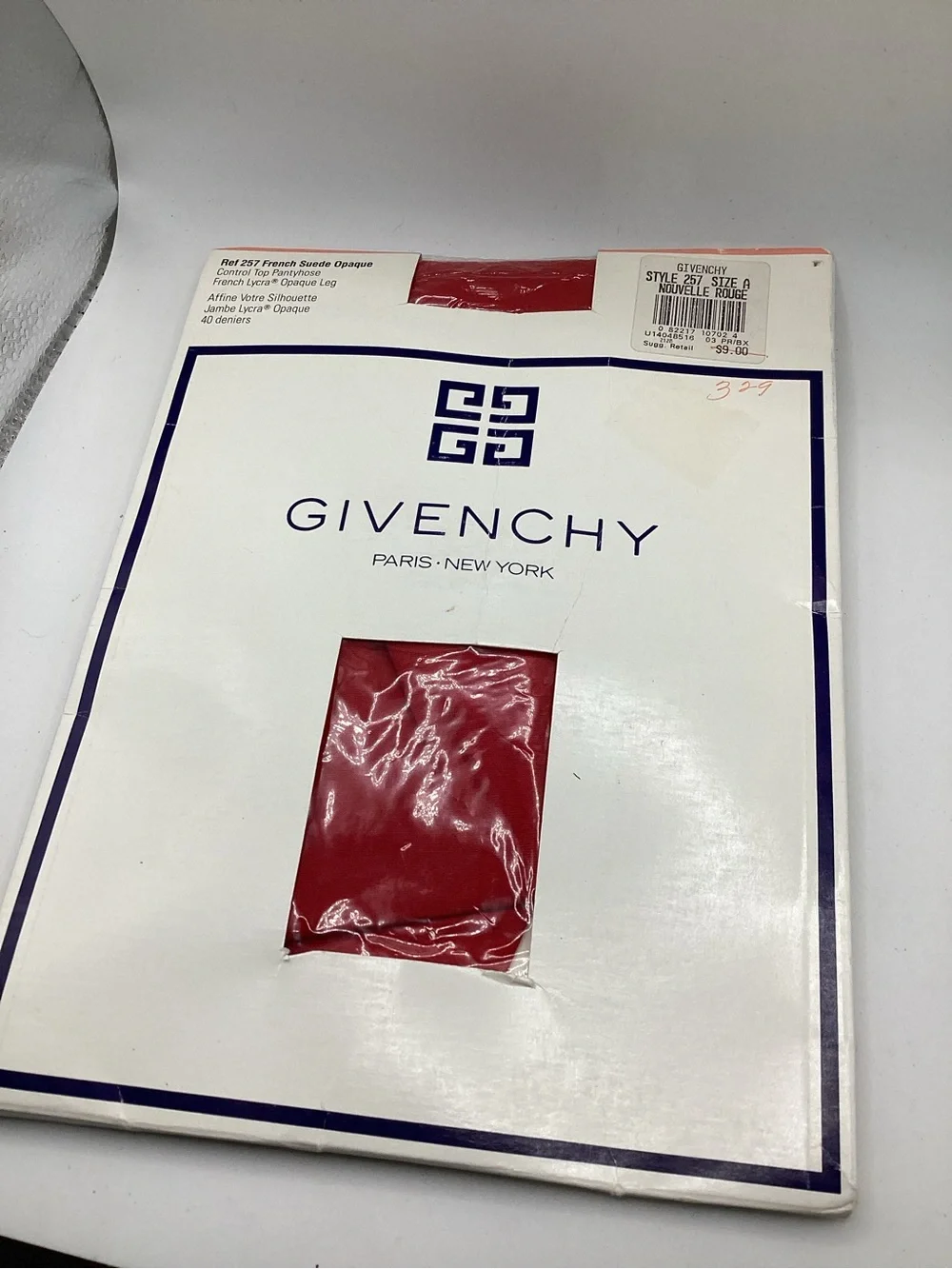 Give Chuy Control Top Pantyhose in Red